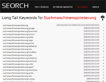 kostenlose SEO Tools - SEORCH Keyword Suggest